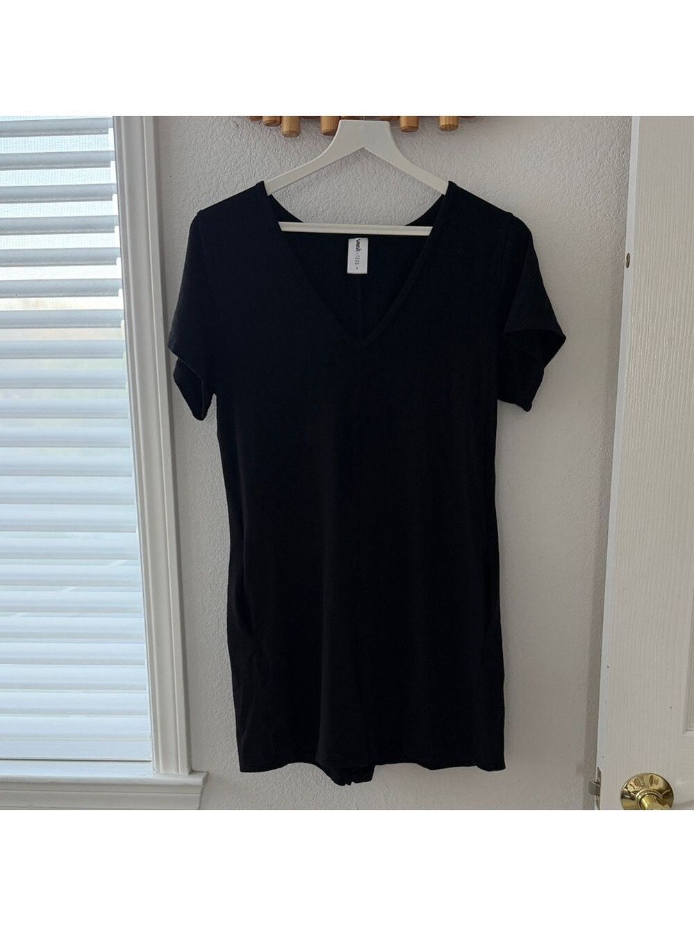 Smash + Tess V-Neck T-Shirt Jersey Romper The Sunday Shorty S